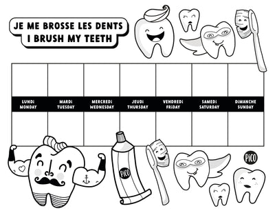 Teeth Stickers - 5 units