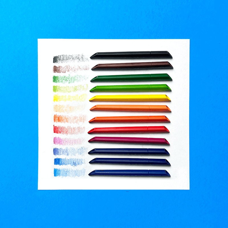 8 crayons de couleur sans besoin d&