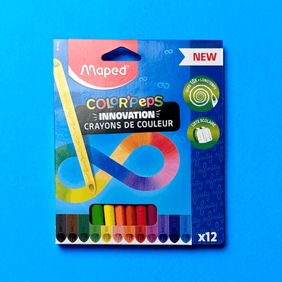 8 crayons de couleur sans besoin d'être aiguisé car c'est une mine seulement. couleur varié. fait par Maped, vendu par pico tatoo / 8 colored pencils without the need to be sharpened because it is a mine only. varied color. made by Maped, sold by pico tatoo